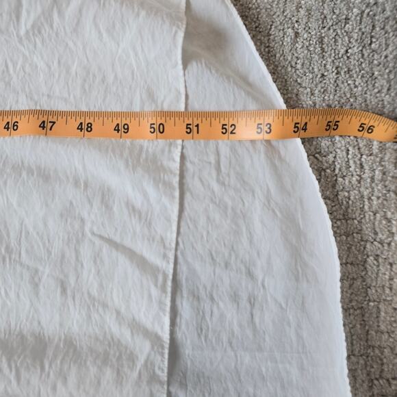 & Other Stories Voluminous Maxi Dress White Size S Oversized Tired Kaftan - Picture 10 of 10